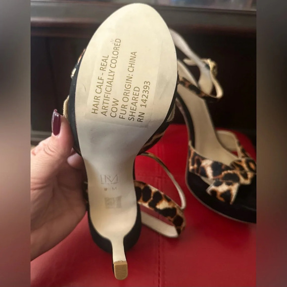 Pelle Moda Danielle Platform Sandal Size 9.5.‎ - Picture 6 of 11